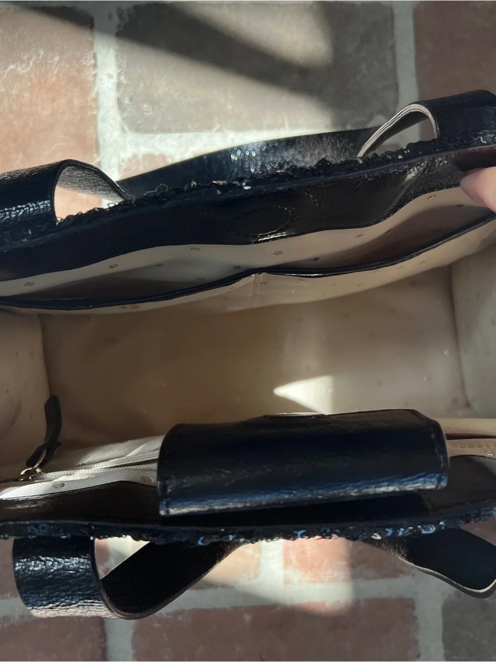 kate spade Black Glitter Tote Bag - Picture 5 of 5